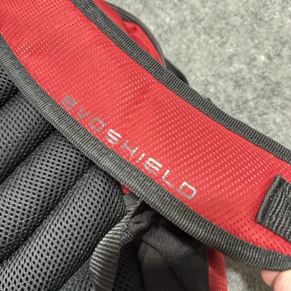 EvoShield Baseball Softball Equipment Bag Backpack Red Black Bat Pack Gameday